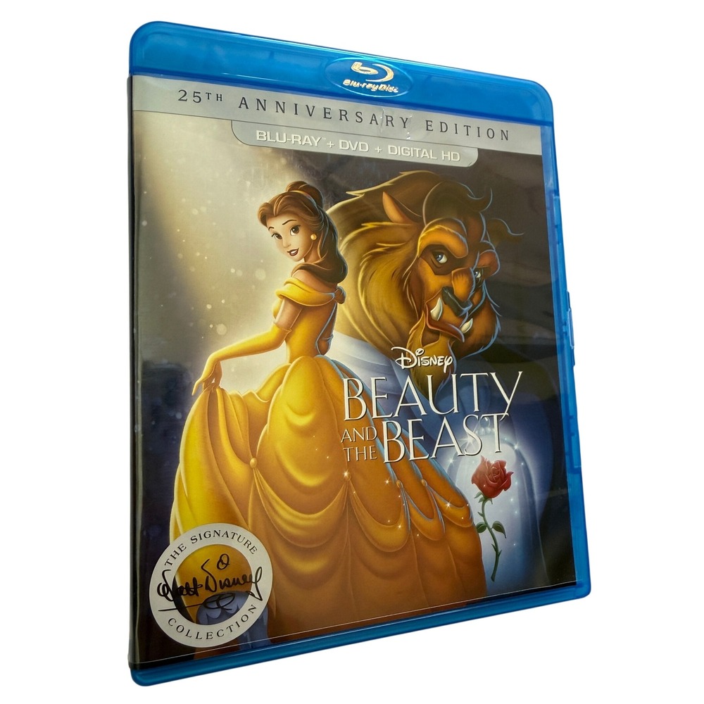 Disney Beauty and the Beast 25th Anniversary Edition Blu-ray DVD 2-Disc Set